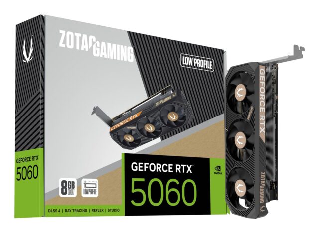Zotac GAMING GeForce RTX 5060 Low Profile NVIDIA 8 GB GDDR7 - imagine 8