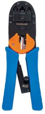 Intellinet Universal Modular Plug Crimping Tool  For RJ45  RJ12 and RJ11 modular plugs