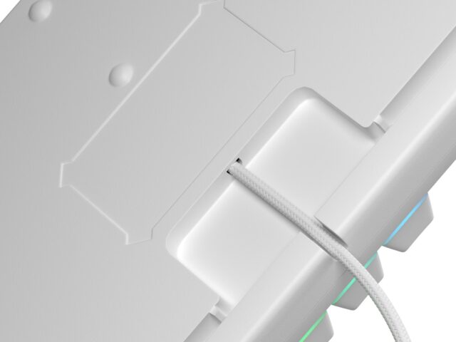 THOR 303 | Mechanical Gaming Keyboard | Wired | US | White | USB Type-A | Outemu Peach Silent - imagine 4