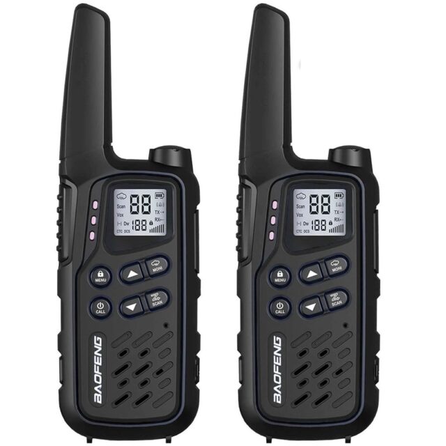 Walkie-Talkie Baofeng BF-T25E Black  2 pieces - imagine 12