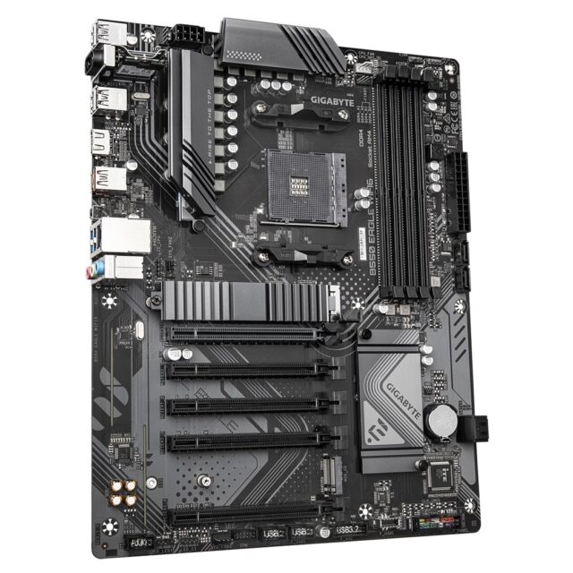 GIGABYTE B550 EAGLE WIFI6 Motherboard - AMD Ryzen 5000 G-Series CPUs  10+3+1 Phases VRM  up to 3200MHz DDR4  1xPCIe 4.0 + 1xPCIe 3.0 M.2  1GbE LAN  WIFI 6  USB 3.2 Gen 2 - imagine 3