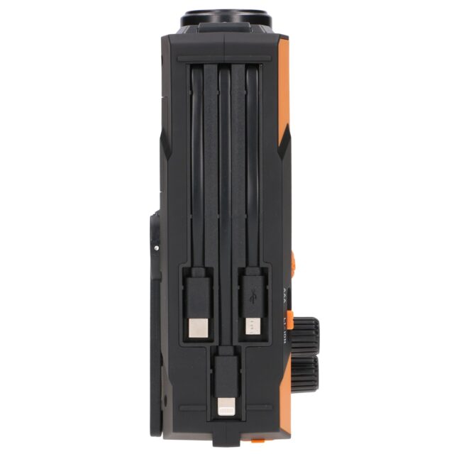 EXTRALINK RADIO AWARYJNE SOLARNE Z KORBKĄ DYNAMO POWERBANK 4000MAH Z LATARKĄ SOS SR-4000 - imagine 7