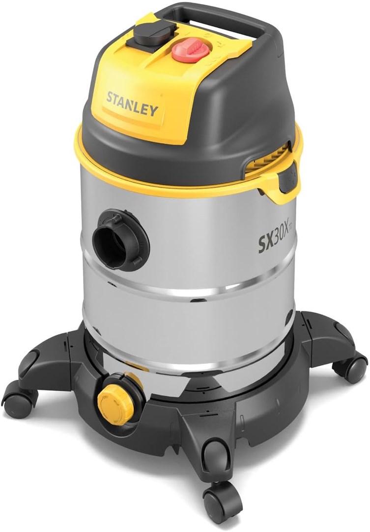 cps-e7855f698ebcef96b0fddce44221cc9e-2026-01-13-16-31-42 Vacuum cleaner STANLEY SXVC30XTDE Black Stainless steel Yellow 1600 W - imagine 1