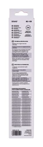 Savio RC-09 Infrared remote control Smart TV - imagine 2