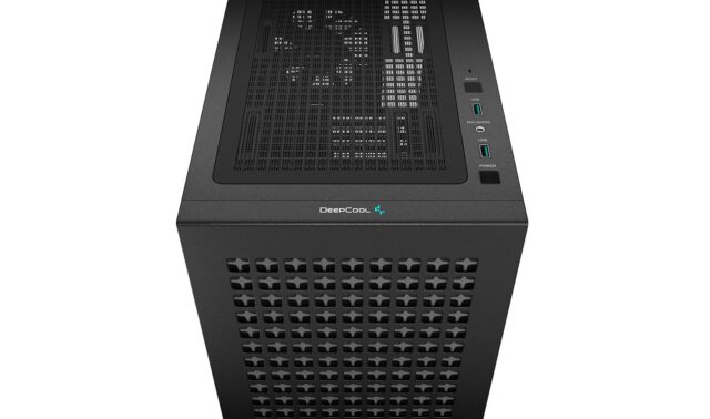 DeepCool CH370 Mini Tower Black - imagine 3