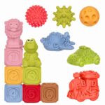 Tullo Sensory blocks – Montessori educational set  14 pieces