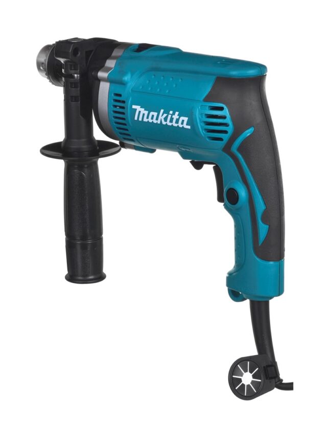 Makita HP1630K drill Key 3200 RPM Black Blue 2.1 kg - imagine 4