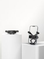 Vention Auto-Clamping Car Phone Mount With Duckbill Clip Gray Crossbar Type - imagine 2