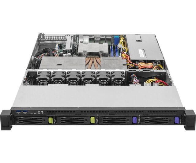 Asrock 1U4L2E-B650 RPSU server barebone AMD B650 Socket AM5 Rack (1U) Grey - imagine 3