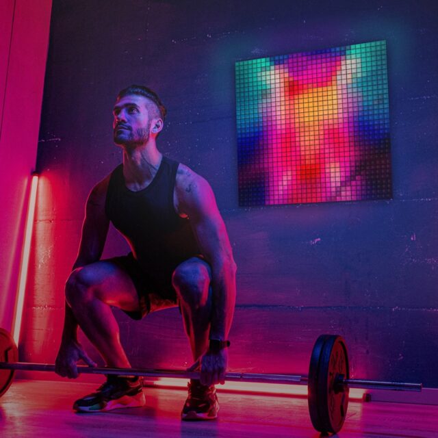 Twinkly Squares Extension Kit Smart lighting kit Black Wi-Fi/Bluetooth - imagine 3