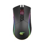 Havit MS1001S - Optical right-handed gaming mouse  USB type A  black-grey - imagine 2