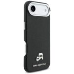 Case Karl Lagerfeld Karl & Choupette Head Pins Saffiano MagSafe for iPhone Air black - imagine 4