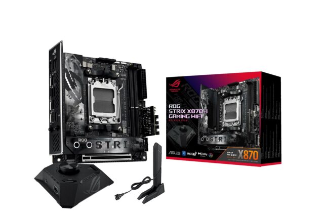ASUS ROG STRIX X870-I GAMING WIFI AMD X870 socket AM5 mini ITX motherboard - imagine 16