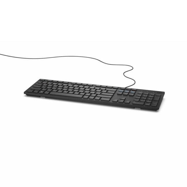 DELL KB216 keyboard USB QWERTY US International Black - imagine 5