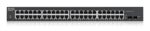 Zyxel GS1900-48HPv2 Managed L2 Gigabit Ethernet (10/100/1000) Power over Ethernet (PoE) Black