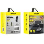 AWEI magnetic car holder X19 for cockpit silver-black - imagine 8