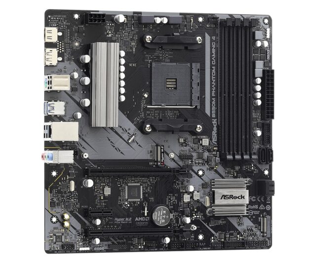 Asrock B550M Phantom Gaming 4 Socket AM4 micro ATX AMD  B550 - imagine 4