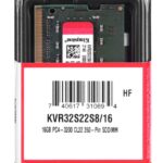 Kingston Technology KVR32S22S8/16 memory module 16 GB 1 x 16 GB DDR4 3200 MHz