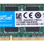 Crucial 4GB memory module DDR3 1600 MHz