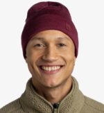 Buff Heavyweight Merino Wool Hat Hat Red - imagine 3