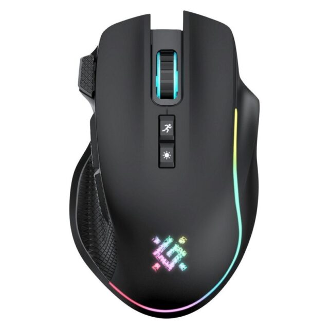 MOUSE DEFENDER GM-213 THUNDER RF 1600dpi 8P BLACK - imagine 4