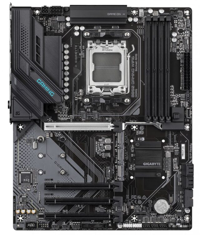 GIGABYTE B850 GAMING WIFI6 Motherboard - AMD Ryzen 9000 Series CPUs  6+2+2 Phasen Digital VRM  up to 8200MHz DDR5 (OC)  1xPCIe 5.0 + 2xPCIe 4.0 M.2  GbE LAN  WIFI 6  USB 3.2 Gen 2 - imagine 2