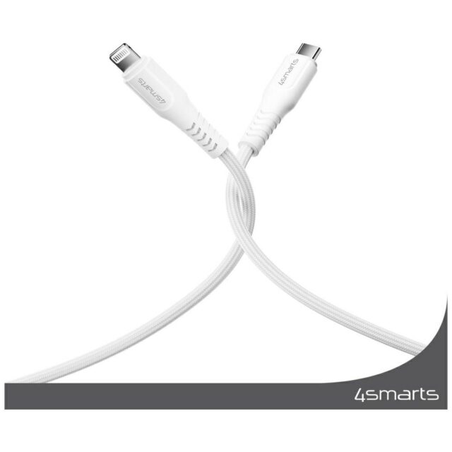 4smarts Lightning to USB-C cable 30W 1.5m white - imagine 6