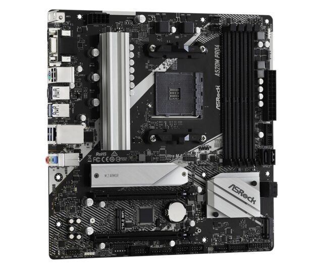 Asrock A520M Pro4 Socket AM4 micro  ATX - imagine 5