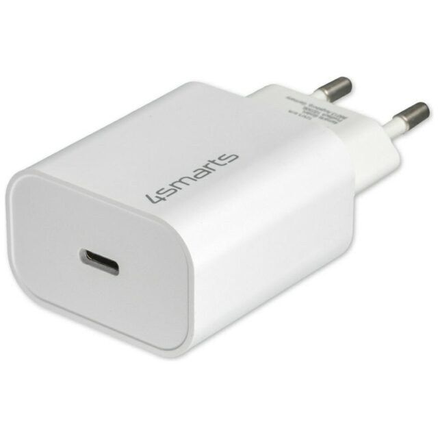 4smarts VoltPlug 20W PD USB-C wall charger with USB-C to Lightning cable white - imagine 7