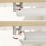 Maclean under-desk cable/extension organizer  max. load 5kg  white  MC-106 W - imagine 4