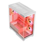 Modecom Volcano SPACE APEX ARGB MIDI Midi Tower White - imagine 33