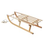 GreenBlue wooden sled  classic  with cord  up to 100 kg  GB153 - imagine 3