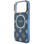 Case Guess IML Peony Dot MagSafe for  iPhone 17 Pro Max blue - imagine 6