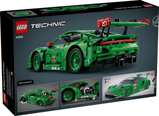 LEGO TECHNIC 42224 Porsche 911 GT3 R REXY AO Racing Car - imagine 11