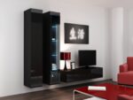 Cama Full cabinet VIGO '180' 180/40/30 black/black gloss - imagine 19