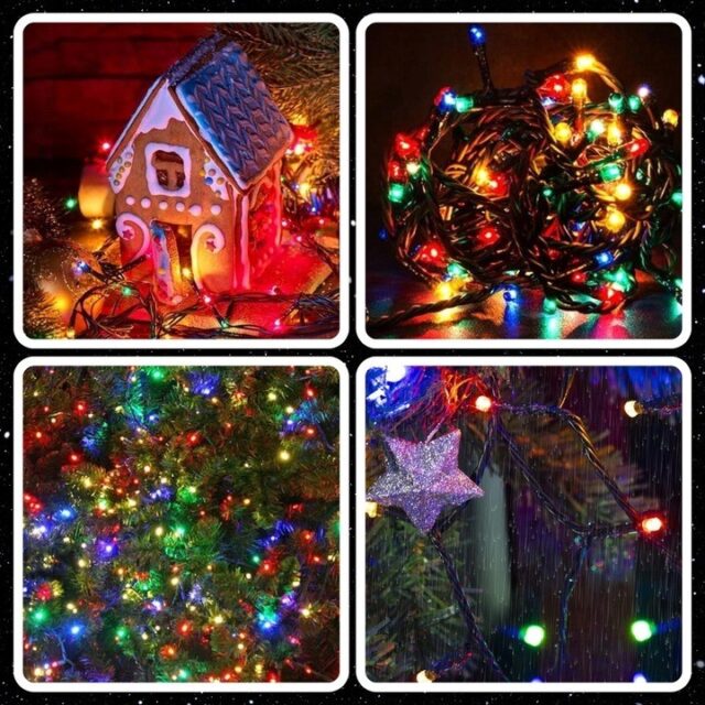 EXTRALINK LAMPKI CHOINKOWE ŚWIĄTECZNE 500LED ZEWNĘTRZNE WEWNĘTRZNE BIAŁE ZIMNE 32,7M - imagine 3