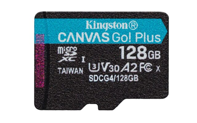 Kingston Technology 128GB microSDXC Canvas Go Plus Gen4 200MB/s A2 U3 V30 Card + Adapter - imagine 4
