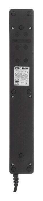 Atrack 19'' Panel 5x220V ACAR A-504  3m power cable Black