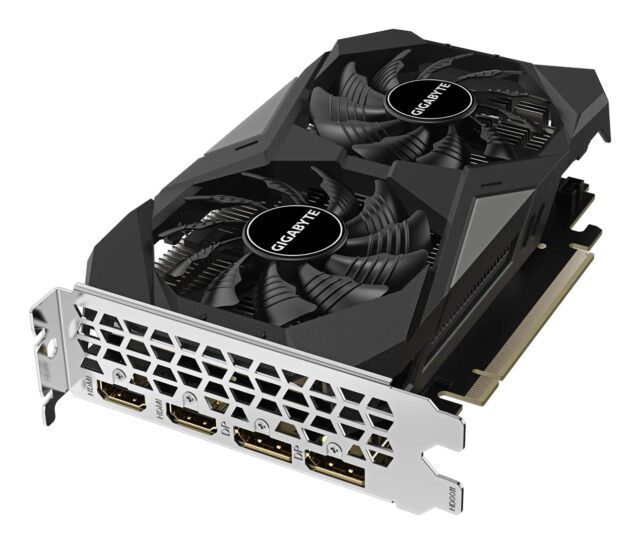 GIGABYTE GeForce RTX 3050 WINDFORCE OC V2 6G NVIDIA 6 GB GDDR6 - imagine 2