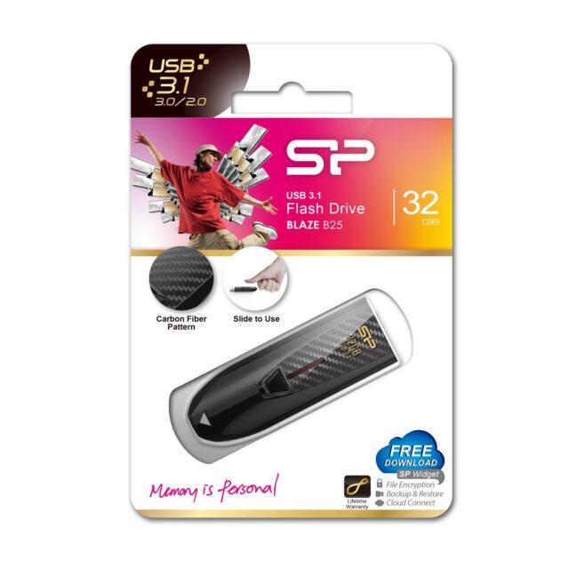 Silicon Power Blaze B25 USB flash drive 32 GB USB Type-A 3.2 Gen 1 (3.1 Gen 1) Black - imagine 3