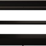 RTV GRANERO 200x56.7x35 black/black gloss cabinet