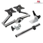 Desk holder for two LCD monitors Maclean MC-714 13-27  8kg aluminum - imagine 4
