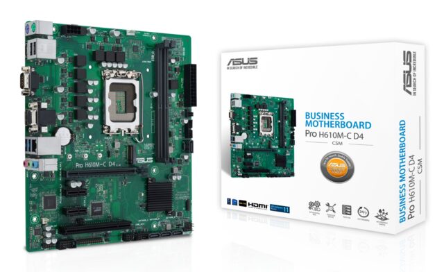 ASUS PRO H610M-C D4-CSM Intel H610 LGA 1700 micro ATX - imagine 6