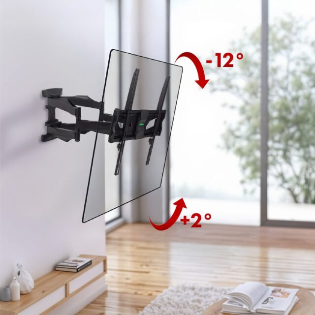 Maclean MC-781 TV mount 177.8 cm (70 ) Black - imagine 16