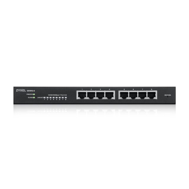 Zyxel GS1915-8 Managed L2 Gigabit Ethernet (10/100/1000) Black - imagine 9