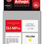 Activejet ACC-581YNX ink (replacement for Canon CLI-581XLY; Supreme; 11 70 ml; yellow)