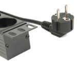 EnerGenie EG-PDU-014 Rack Power Distribution Unit (8 Schuko sockets  1U  16A  Schuko plug  3m  black color) - imagine 4