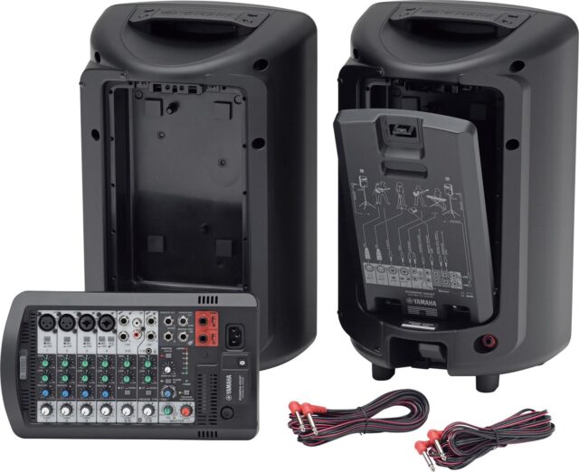 Yamaha Stagepas 400BT - portable PA system with 8-channel mixer and built-in power amplifier - imagine 6