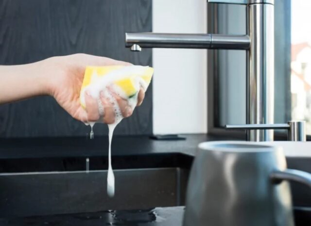 Sponge Scourer Vileda Tip-Top 5 pcs. - imagine 7