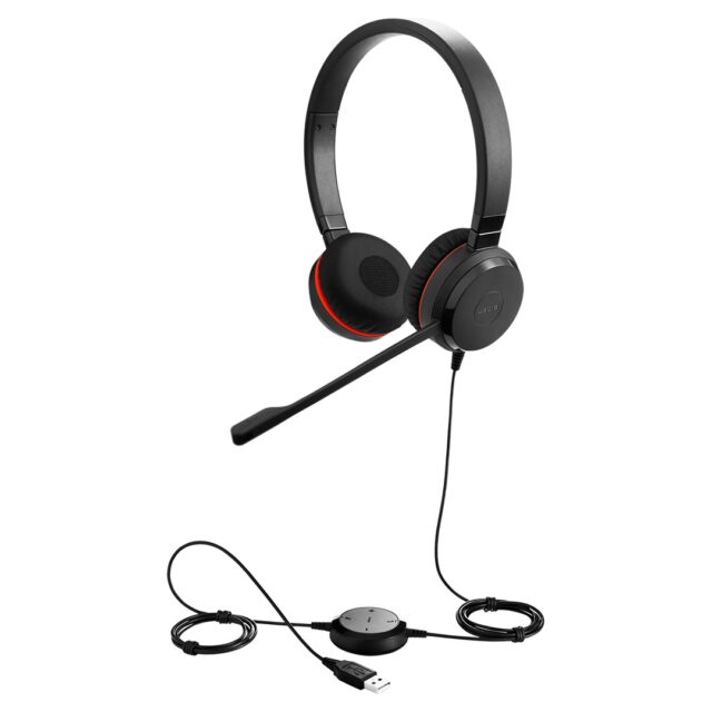 Jabra 4999-823-309 Headset/Headset Wired Headband Office/Call Center USB Type-A Bluetooth Black - imagine 4